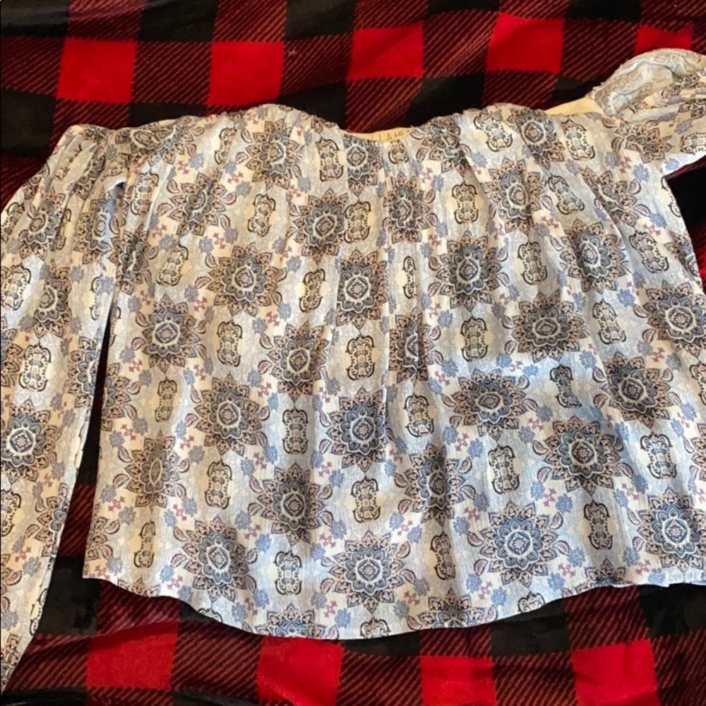 Off the shoulder blouse